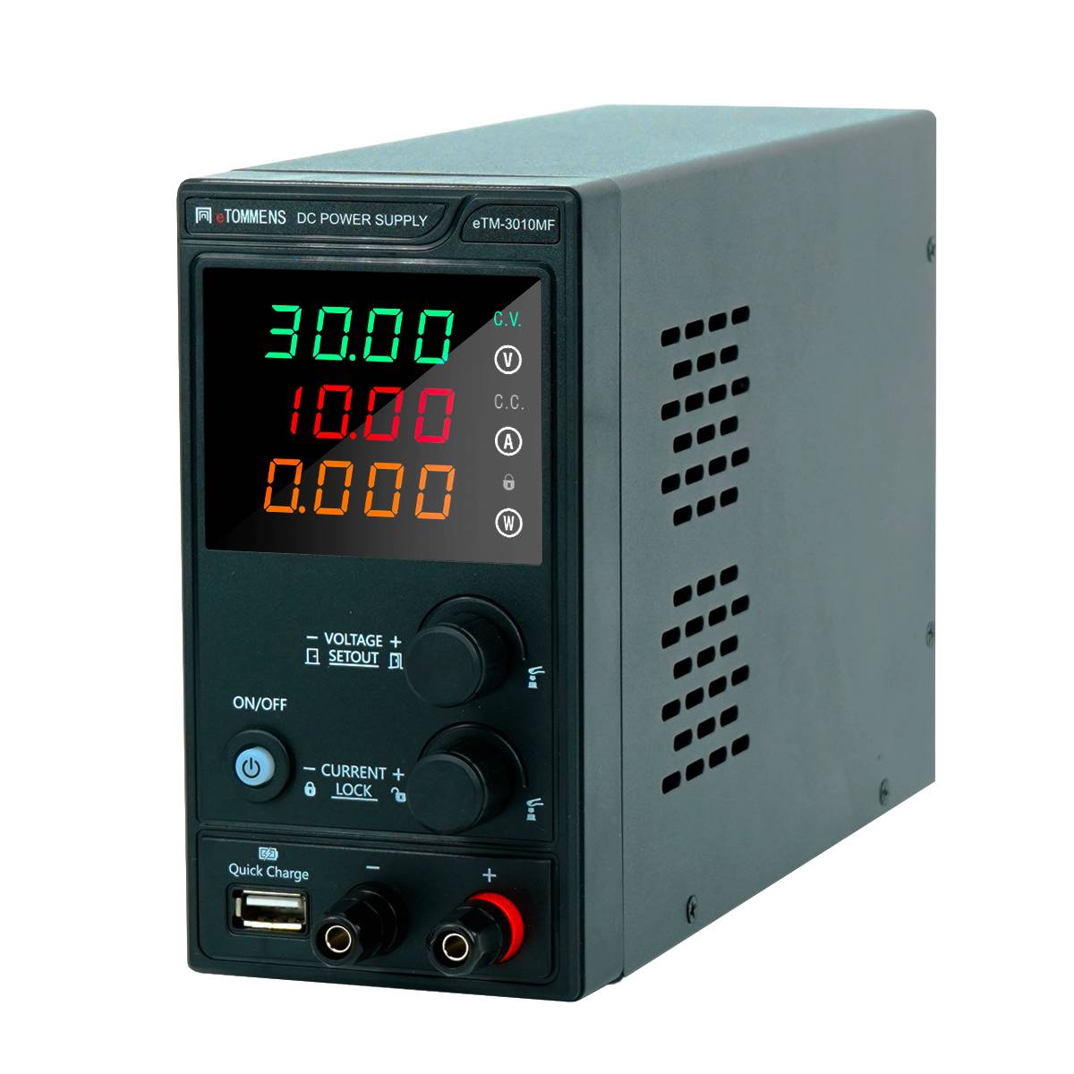 eTM-3010MF (0~30V 0~10A) Mini DC Power Supply MF Series