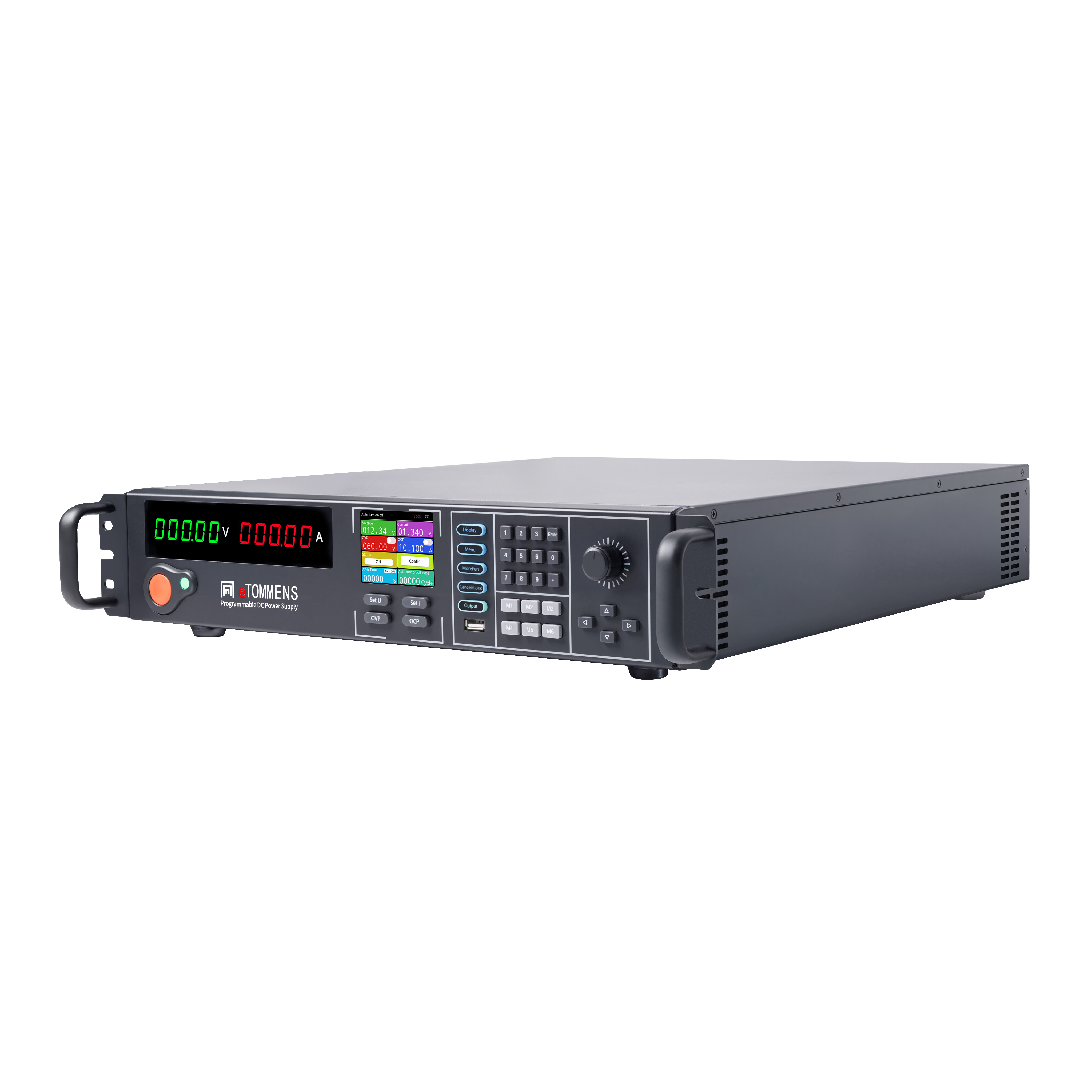 R-2U Full-Width Dual-Display Programmable DC Power Supply