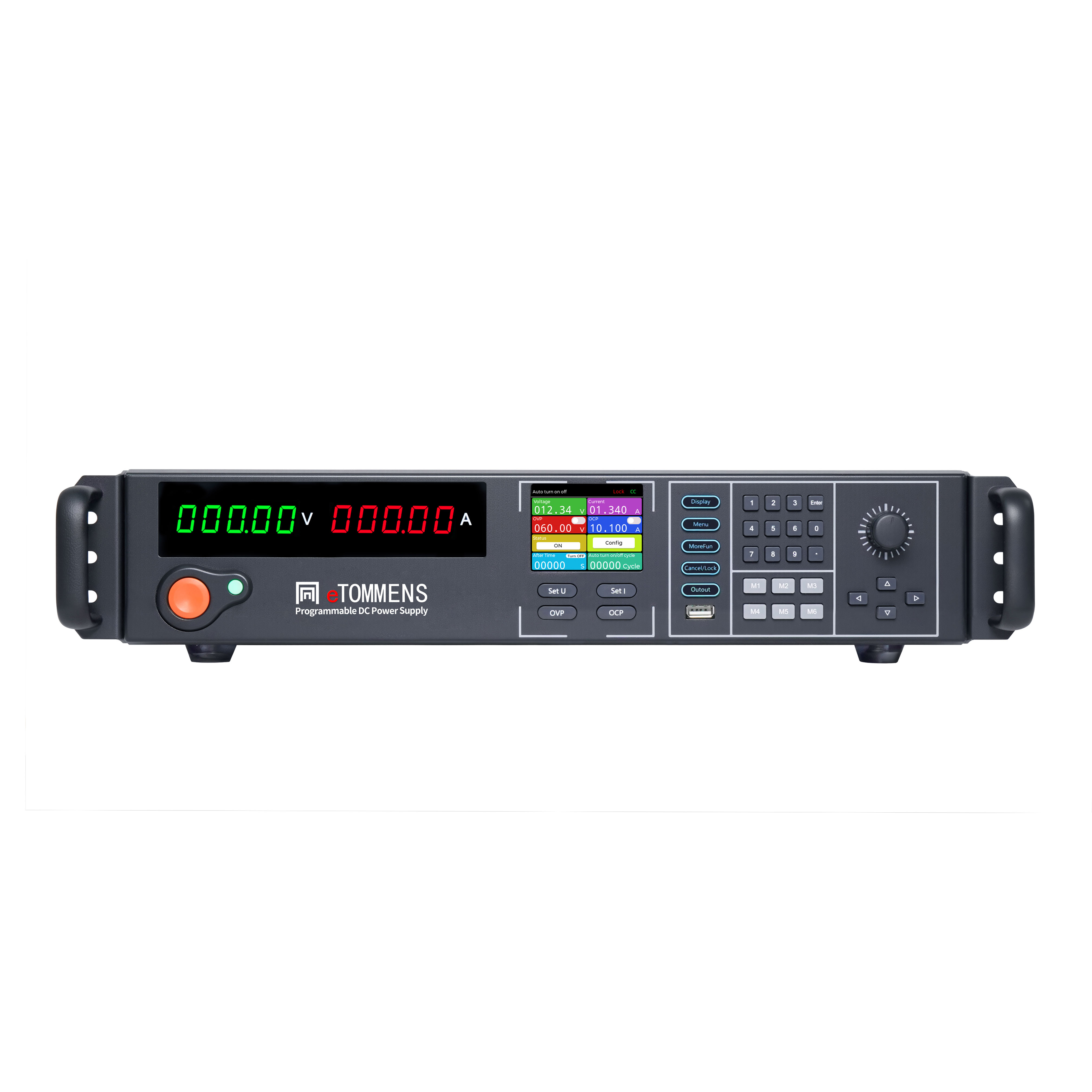 R-2U Full-Width Dual-Display Programmable DC Power Supply