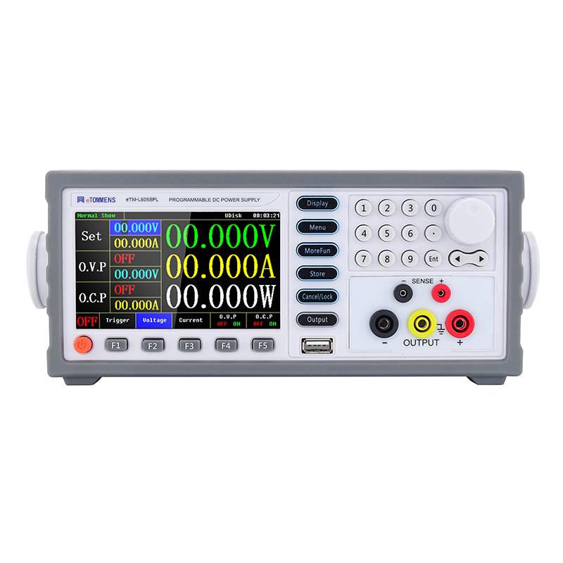 5-Digit Color-Screen High-Precision Programmable Linear DC Power Supply LSPL Series