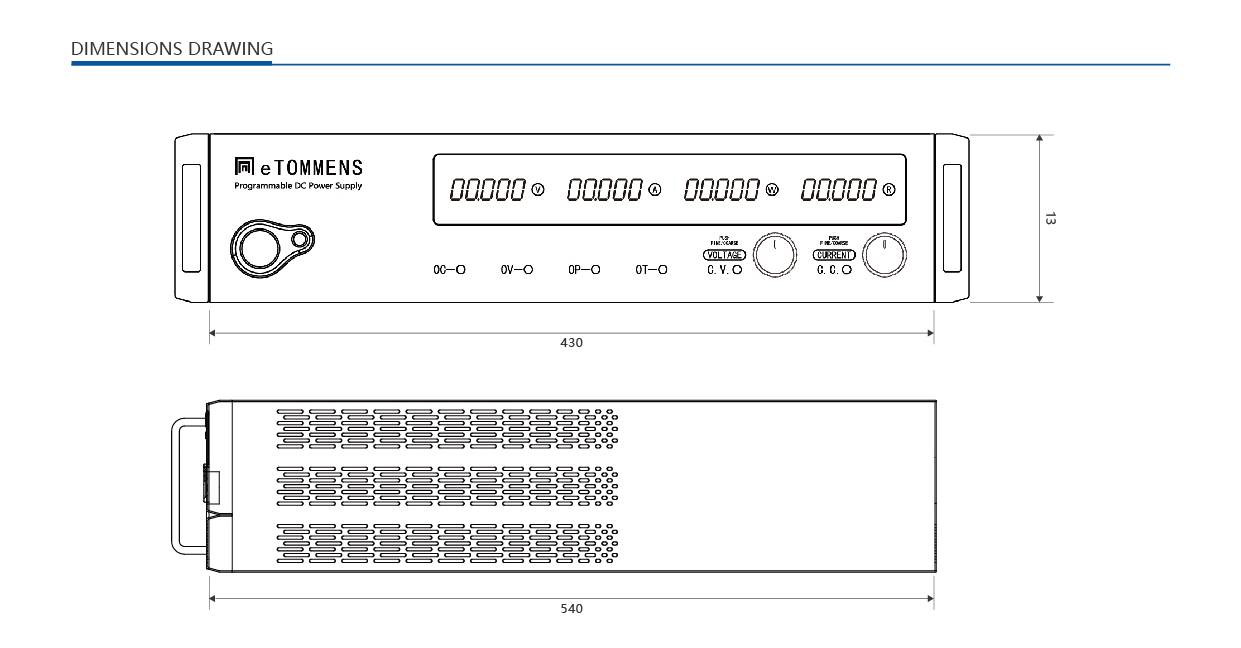 3U 0 To 50V Embedded Programmable DC Power Supply